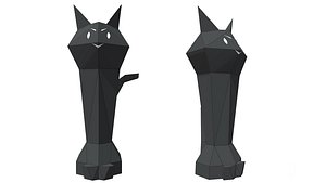 evil cat 3D model