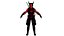 AAA 3D 奇幻男性角色 - 恶魔战士 01