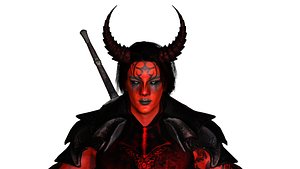 AAA 3D FANTASY MALE CHARACTER - THE DEVIL WARRIOR 01