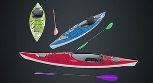 3D model kayak 2a