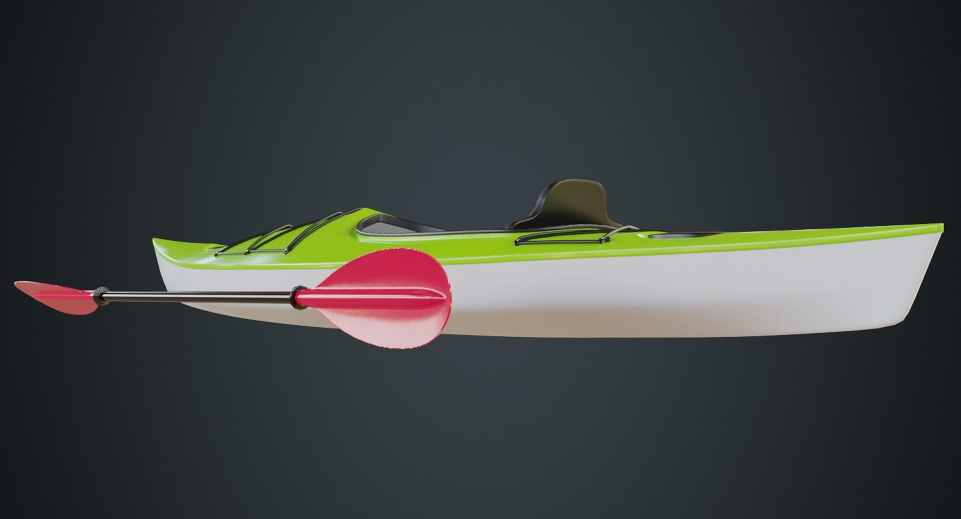 3D Model Kayak 2a - TurboSquid 1398361