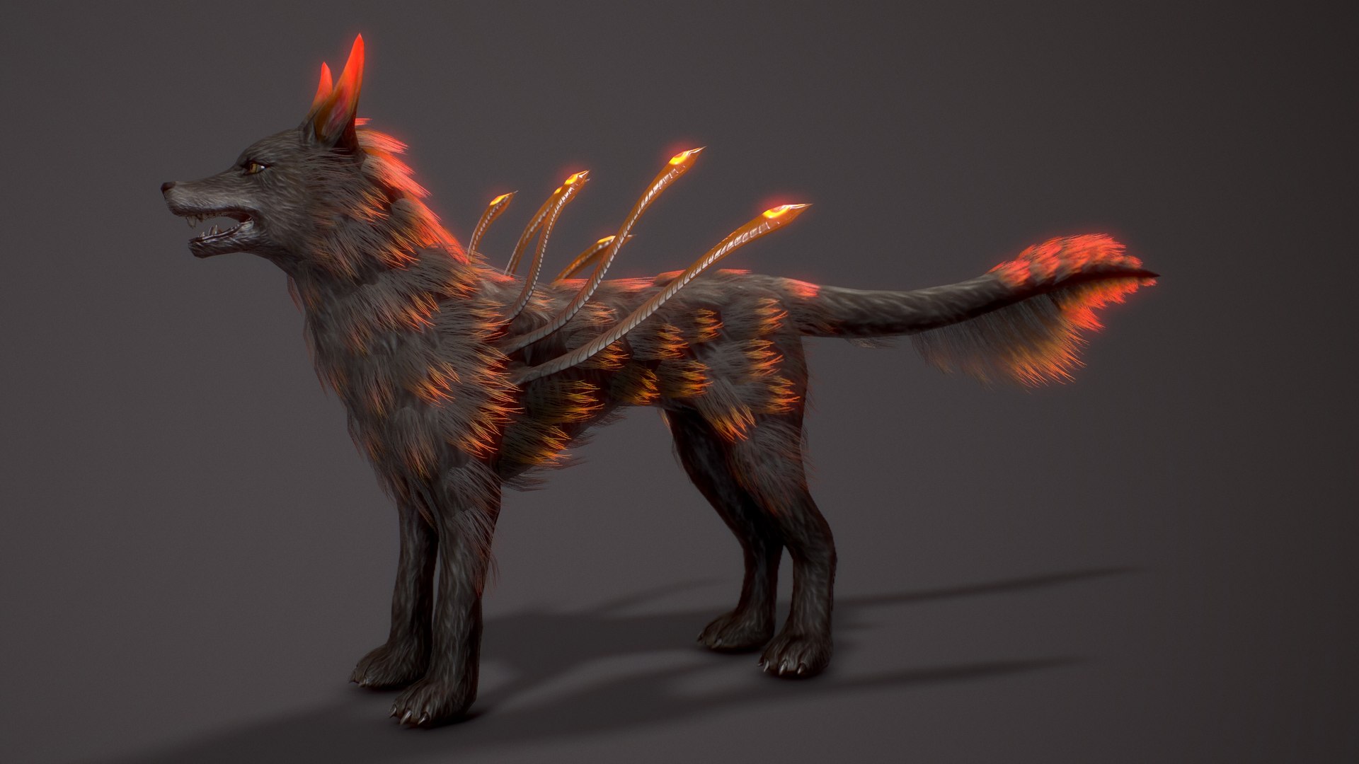 3D Wolf Rig Studio License Model - TurboSquid 1320295