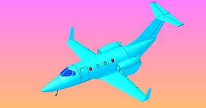 japan business aircraft solid 3ds