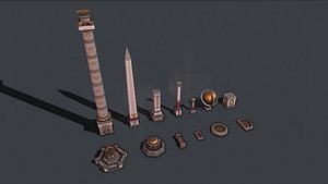 3D ancient monument model