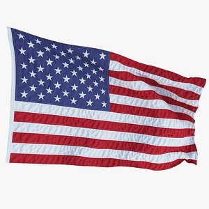 Animated USA flag