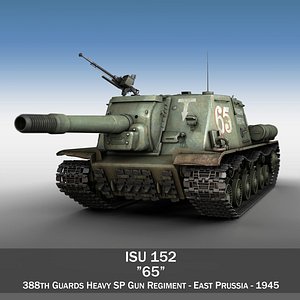 ISU-152 - 65 - Soviet heavy self-propelled gun