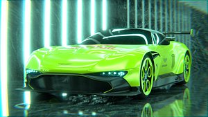 Aston Martin Vulcan 3D model