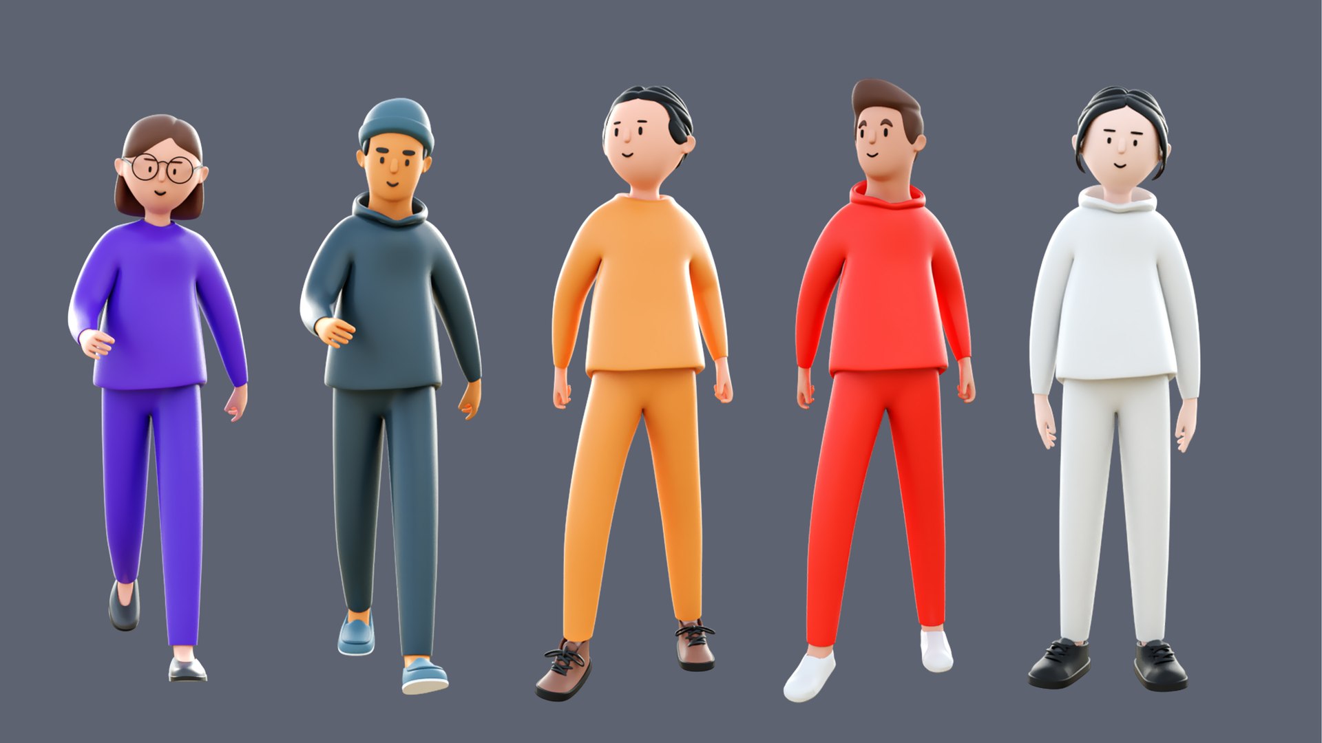 Characters 3 11 3D Model - TurboSquid 1974998