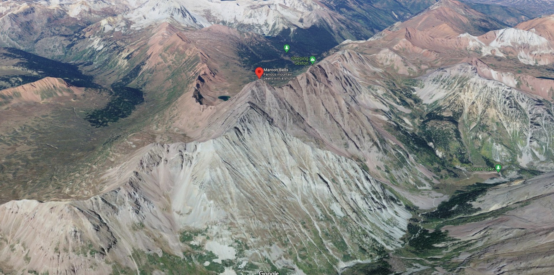 3D Maroon Bells Mountain Colorado US - TurboSquid 1943417
