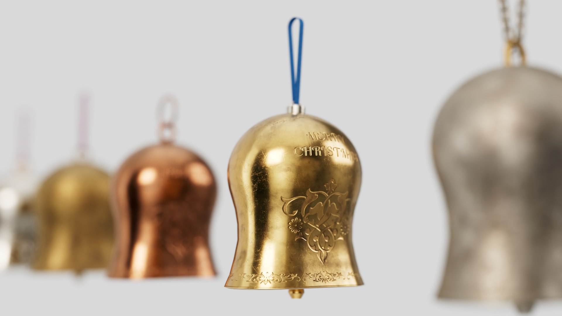 3D Model Christmas Bell Kitbash Collection - TurboSquid 1820605