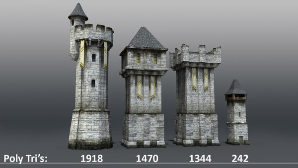 Medieval Castle Towers