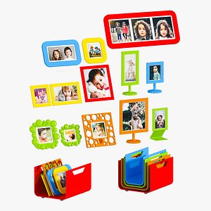 L3DV05G06 - photo frames holders set