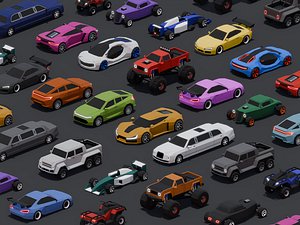 Stylized Lowpoly Cars Vol2