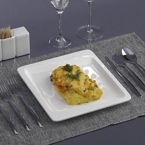 3D scanned food model