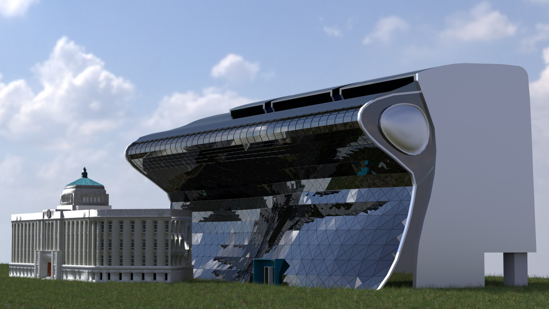 City Hall Library 3D Model - TurboSquid 2301560