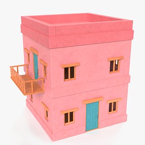 Stylized Building 4 3D model