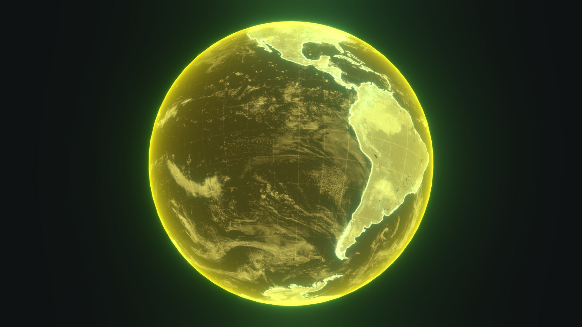 modelo-3d-yellow-hologram-planet-earth-hologram-sci-fi-3d-model