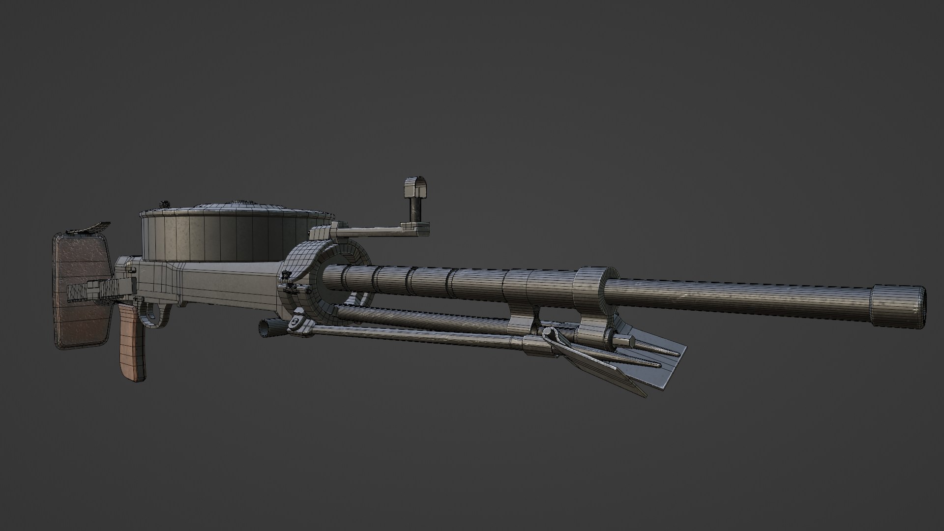 DT-29 Machine Gun 3D - TurboSquid 2039559