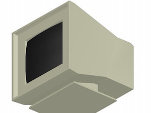 computer monitor 3d max