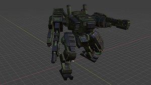 assault mech-a11 3D model