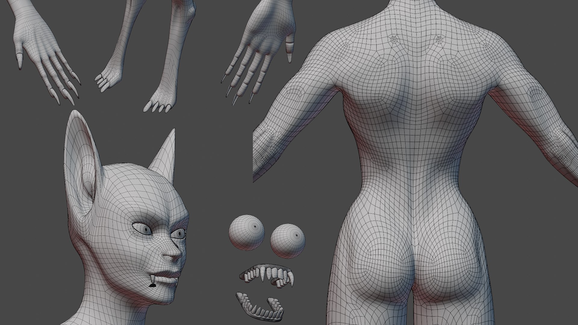3D Model Werewolves - TurboSquid 2304675