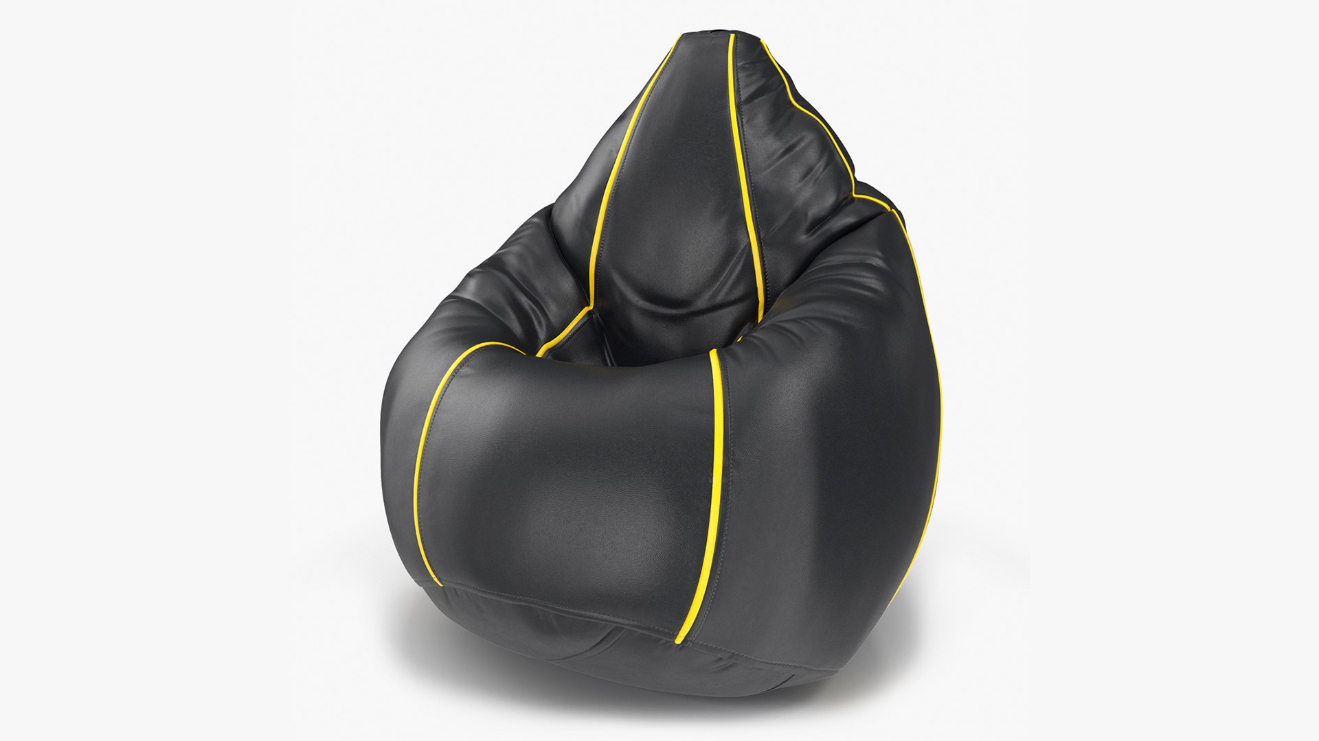 Black Sack-Chair 3D model preview