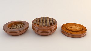 BOARD GAME---Wood Peg Solitaire