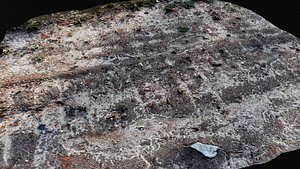 3D terrain sand debris ground patch PBR photogrammetry