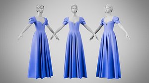 Dress 07 Very Light Blue model