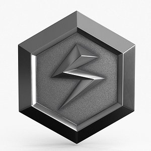 3D Game Coin Icon Symbol v11 model