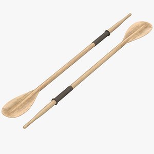 wooden paddle 3d max