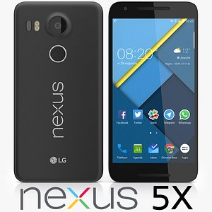 3d lg nexus 5x model