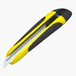 3d model stationery knife