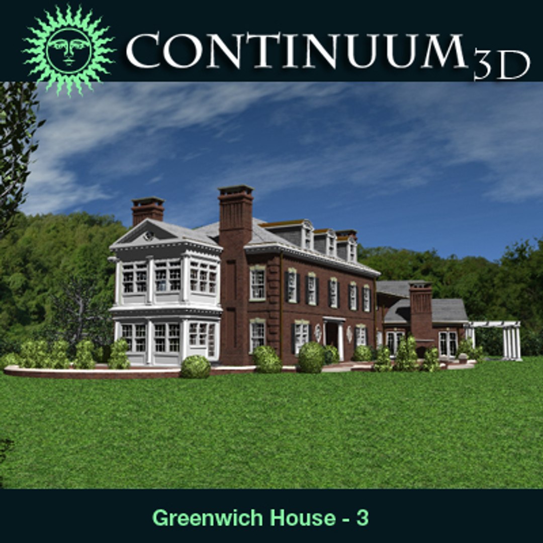 federal greenwich house - 3ds