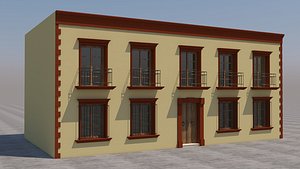 3D model Mexican House