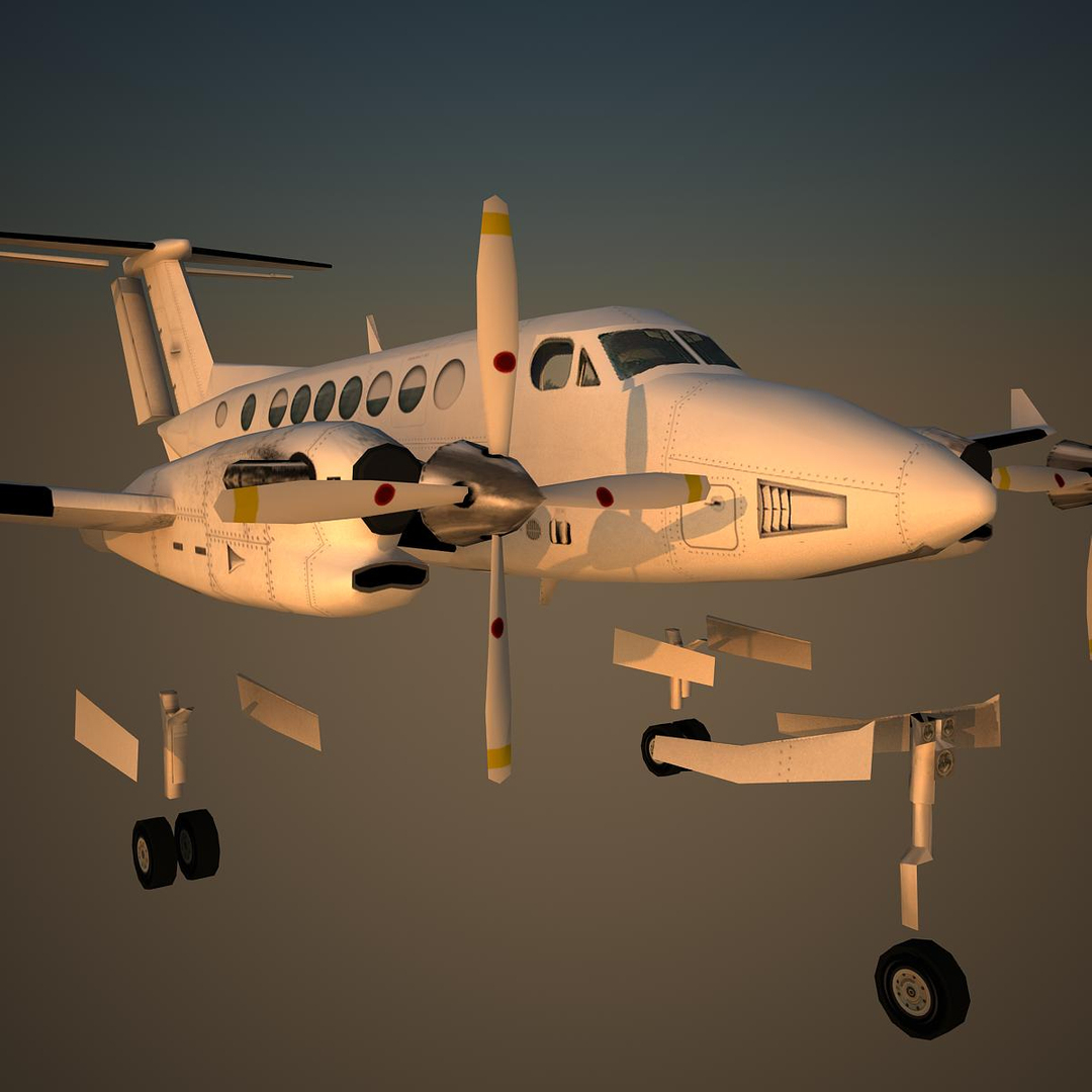 3d Beechcraft B-350