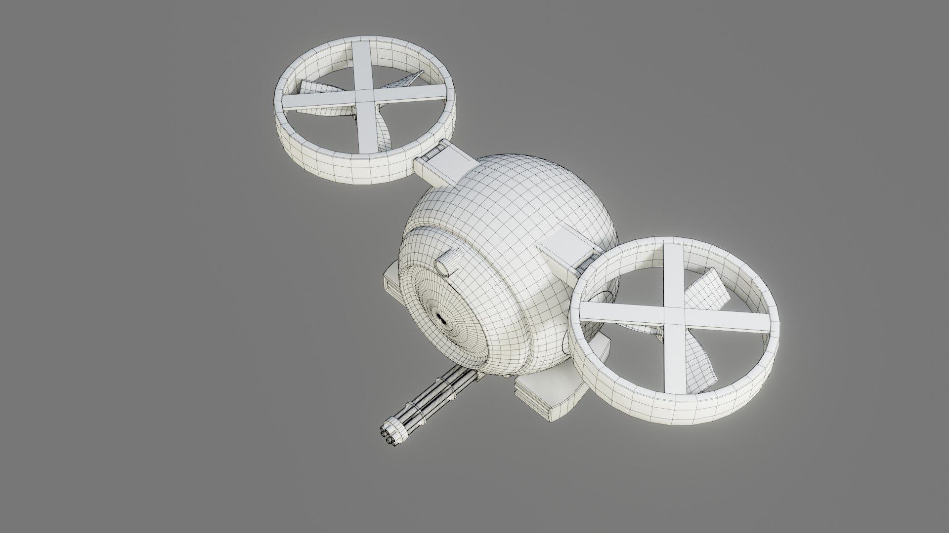 Sci-Fi Drone - Low Poly - Game Ready - PBR 3D model https://p.turbosquid.com/ts-thumb/RD/XJaZ84/J9/wire_0006/jpg/1634623774/1920x1080/fit_q87/44647b2ab7decda7abc7cc2080acb70114d0a069/wire_0006.jpg
