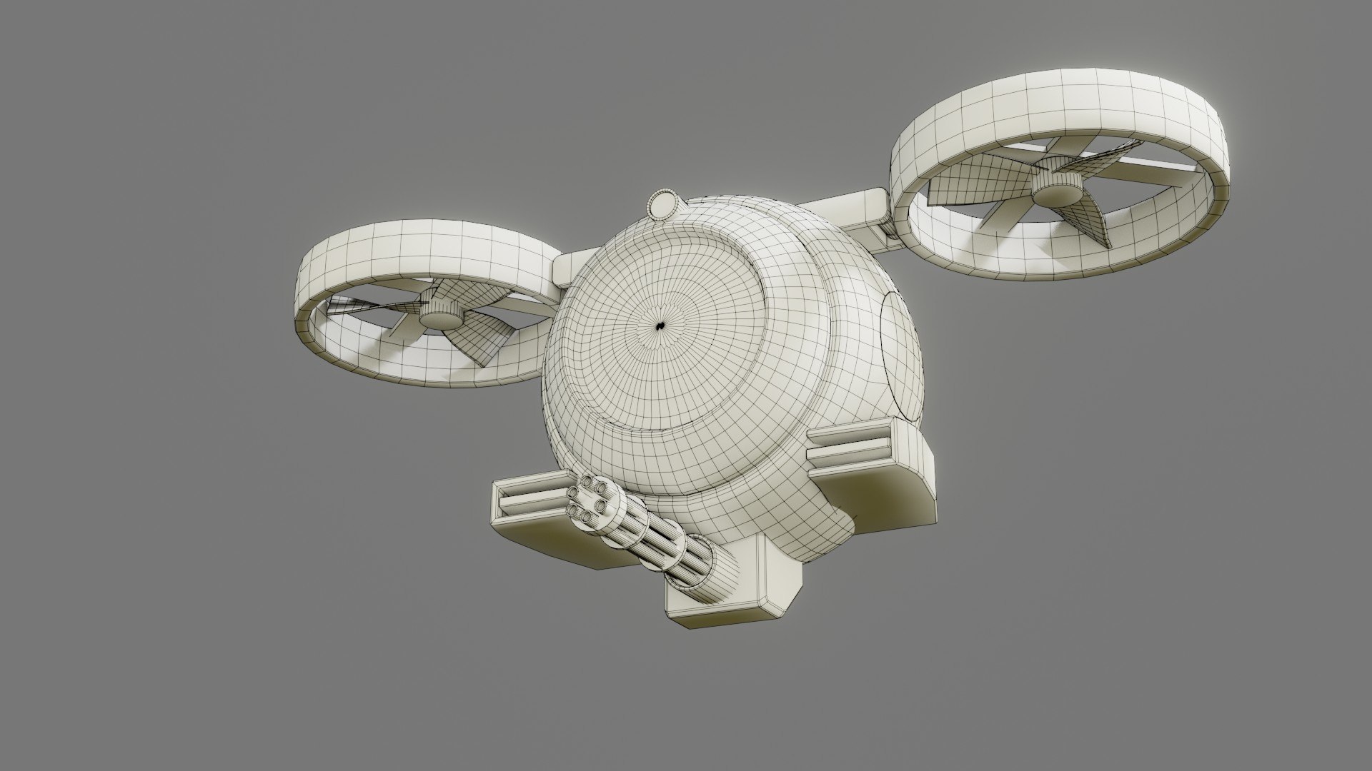 Sci-Fi Drone - Low Poly - Game Ready - PBR 3D model https://p.turbosquid.com/ts-thumb/RD/XJaZ84/sR/wire_0007/jpg/1634623774/1920x1080/fit_q87/a798a9e4f21cc1342fb73698ddd87ddb67d76acc/wire_0007.jpg