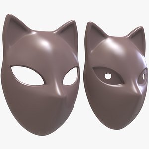 3D 2 Demon Hunter Masks model