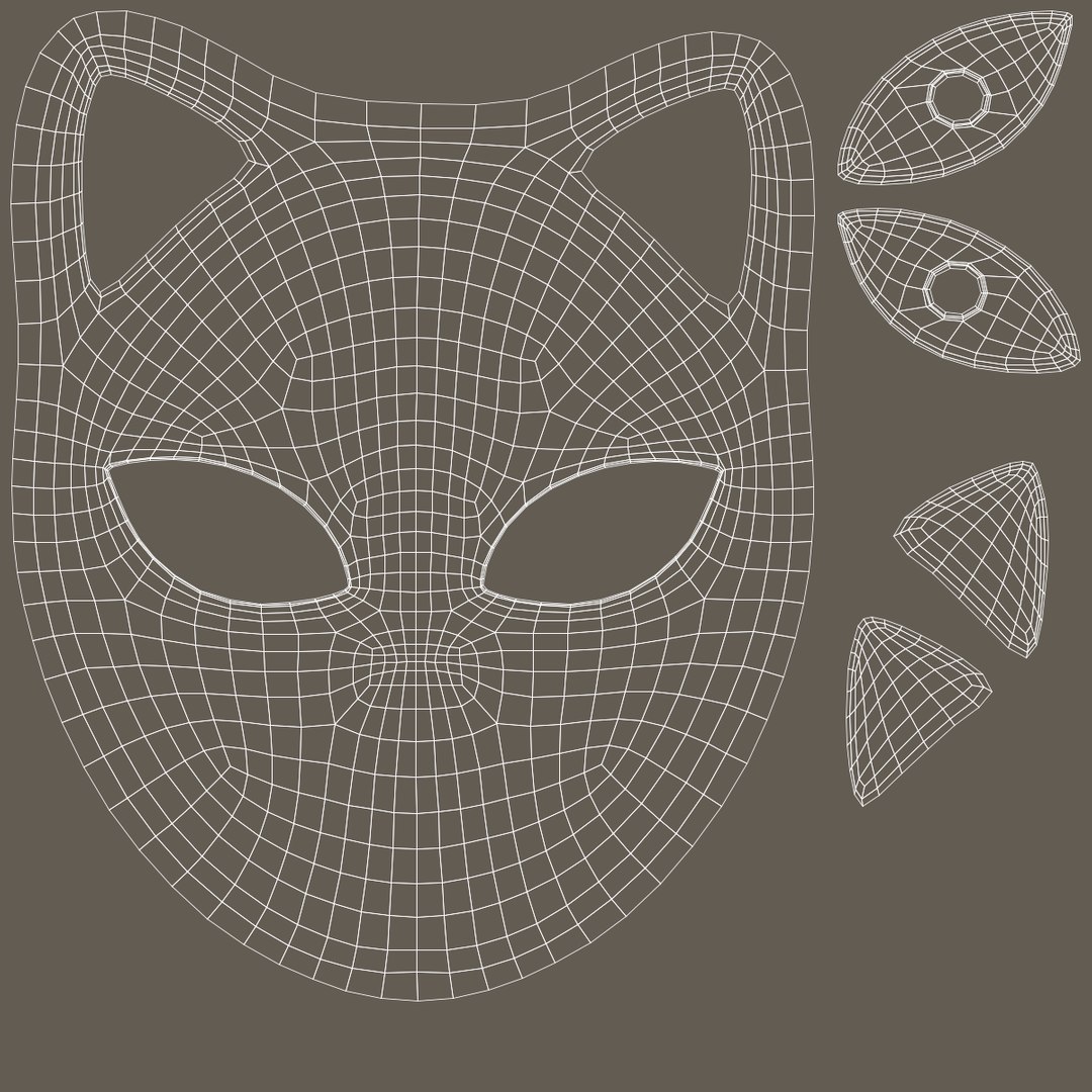 3D 2 Demon Hunter Masks Model - TurboSquid 2258475