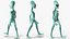 extraterrestrial alien walking pose 3D model