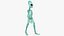 extraterrestrial alien walking pose 3D model