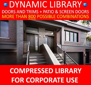 Dynamic library + EXTERIOR DOORS + extras