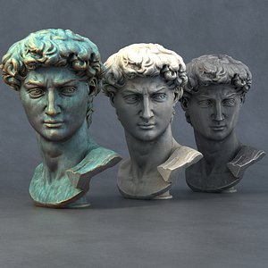 3D David Sculpture by Michelangelo 2