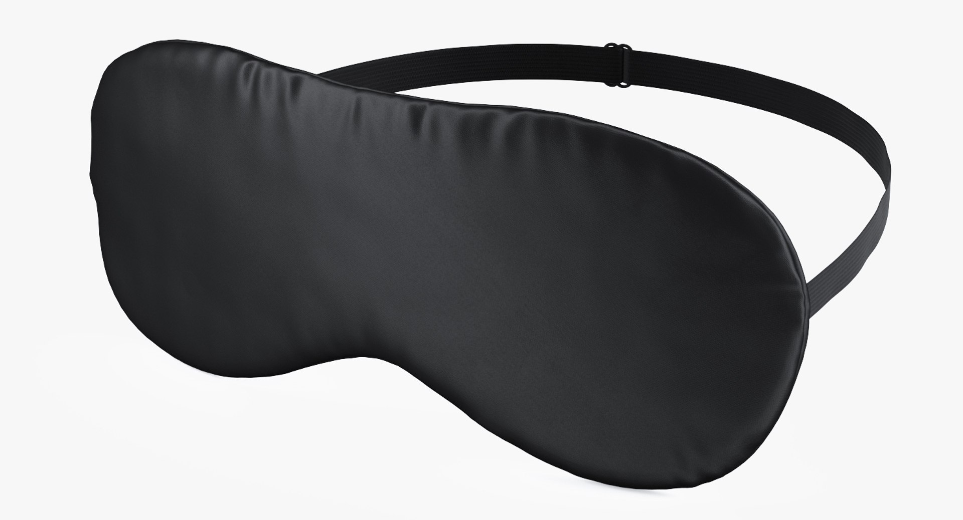 Black Sleeping Mask 3D model preview
