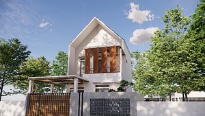 house tropis skandinavian