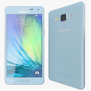 realistic samsung galaxy a5 3d model