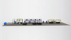 Large manipulator working line