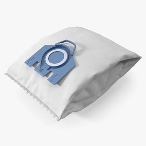 3D Synthetic Vacuum Dust Bag Inflated Shape