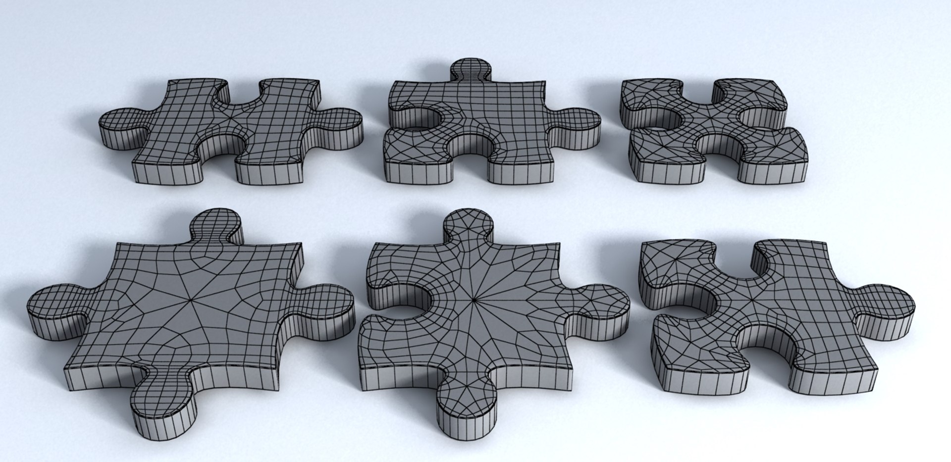 3d Puzzle Set
